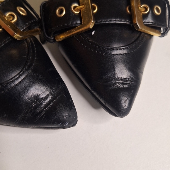 Laurence Dacade Paris Buckle Low Ankle Slip On Chelsea Style Boot EU 36 US 6 - Picture 8 of 11